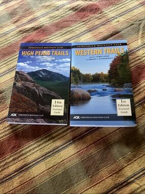 Adirondack Mtn. Club High Peaks Trails and Western Trails soft cover books